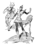Ayers, Dick - Ant-Man and the Wasp sketch