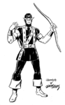 Ayers, Dick - Hawkeye sketch
